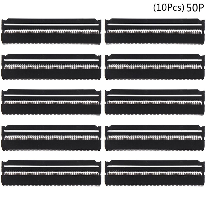 10set 6/8/10/12/14-50Pin IDC Socket Pin Dual Rij Toonhoogte 2.54mm IDC connector 6-50 Pin Kabel Socket Plug Lint Kabel Connector: green