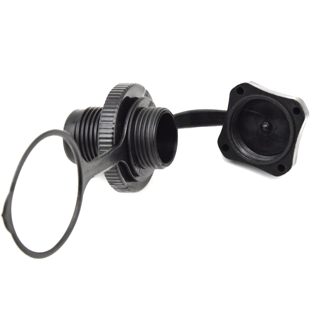 Duurzaam Plastic Veiligheid Air Ventiel Mondstuk Opblaasbare Boot One-Way Vervangende Klep Voor Rubber Kajak Roeiboot Accessoires