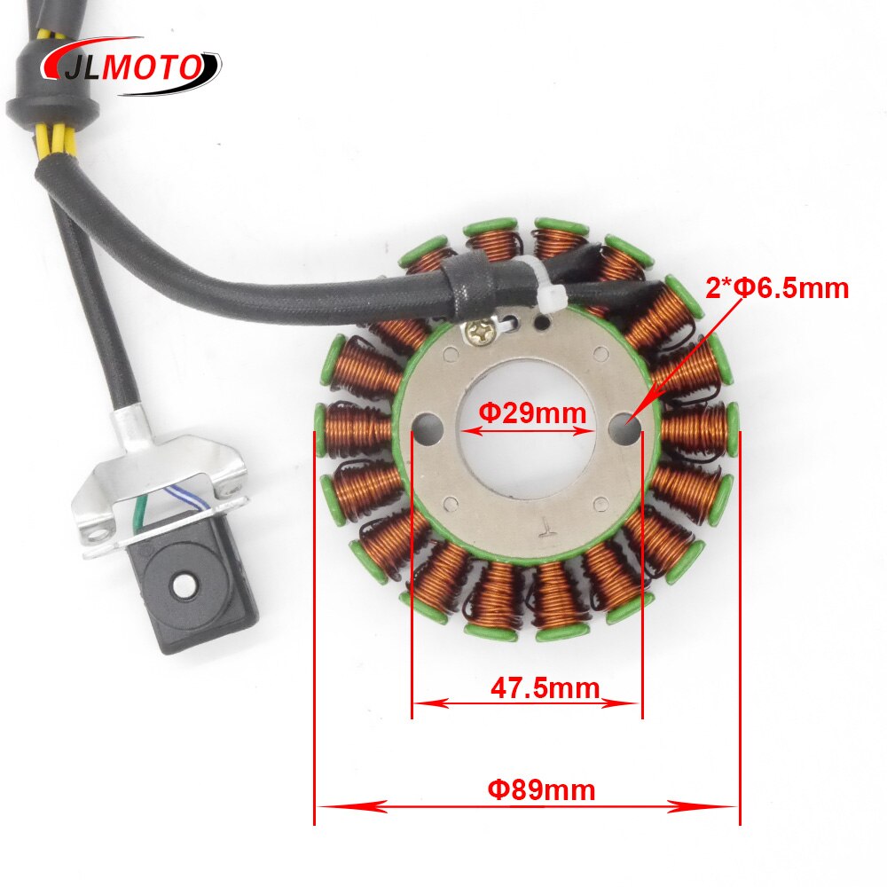 Magnet Generator Stator Coil For LC172MM/170MM Loncin CB 250cc Engine Mikilon BSE Jinling JLA-21B 923 250cc ATV XMOTO Dirt Bike
