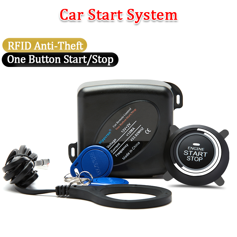 Auto Alarm Fernbedienung PKE Auto Keyless Eintrag Motor- Anfang Alarm System drücken Taste Fernbedienung Anlasser halt Auto