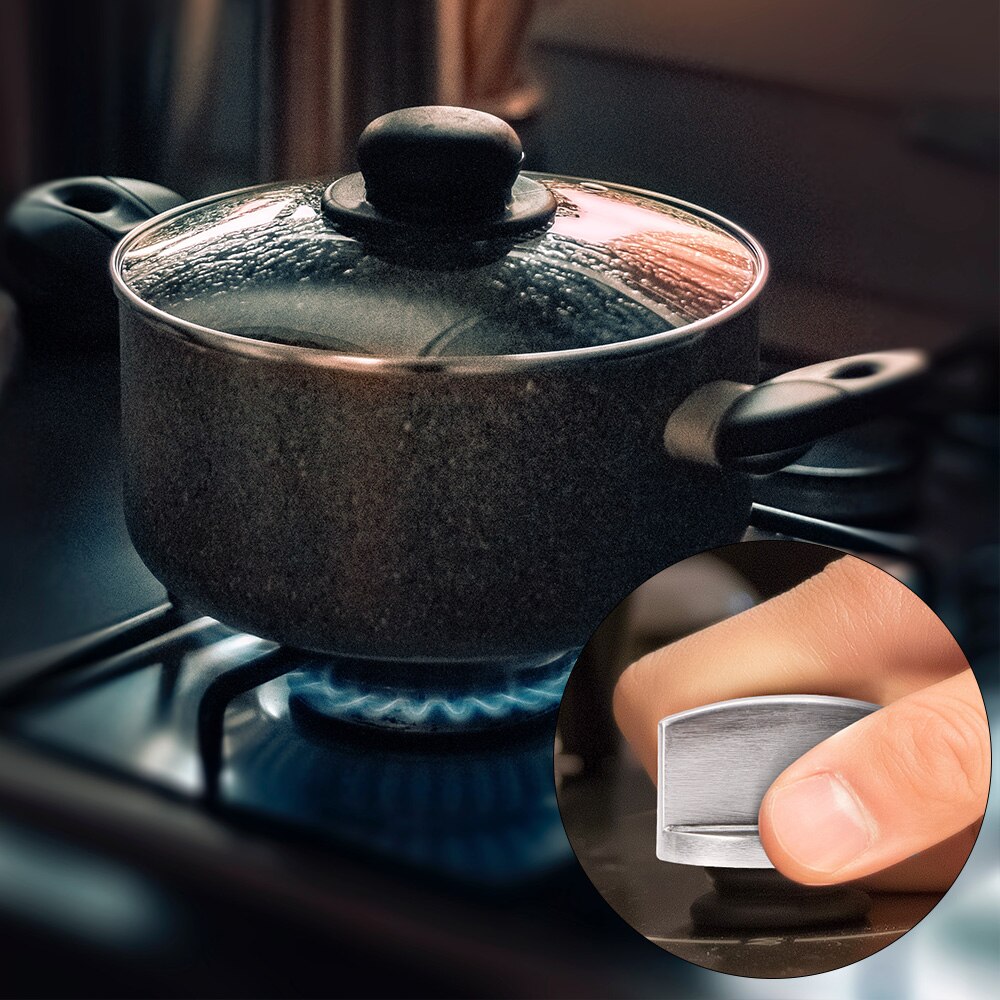 Universal Silver Gas Stove Knobs Cooker Oven Control Switch (6MM 90°) Gas Cooker Accessories Assembly Button