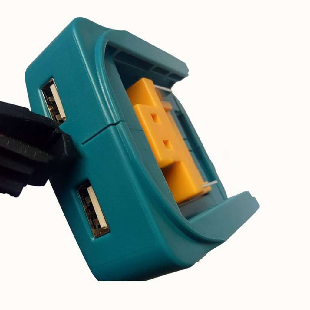 USB Charging Adapter Gadget Cordless Power Source Charge Adapter Compatible For Makita 18V 14.4V Li-ion Batteries Converter