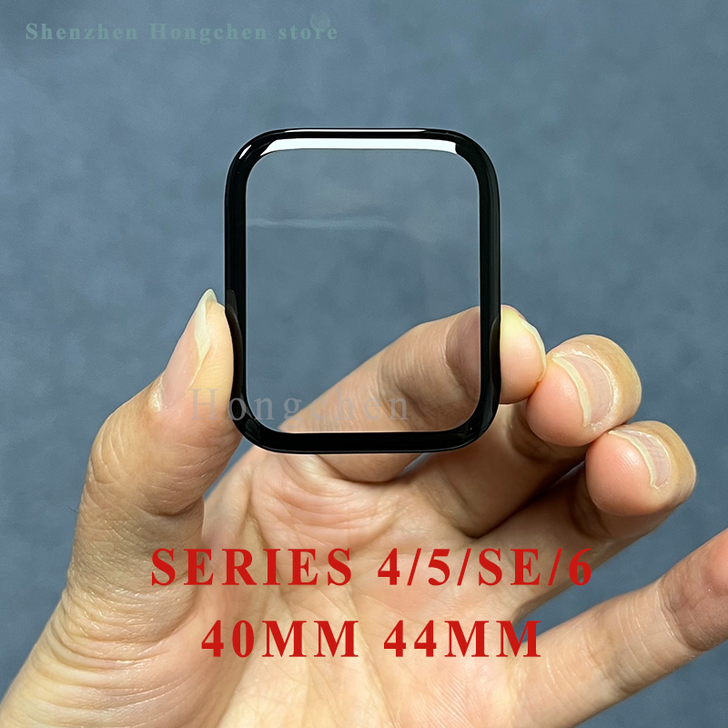 Pantalla de cristal exterior para Apple Watch SERIES 1 4 5 6 SE 44MM 40MM 7 8 41mm 45mm Panel de lente de gafas externo reparación de repuesto OCA