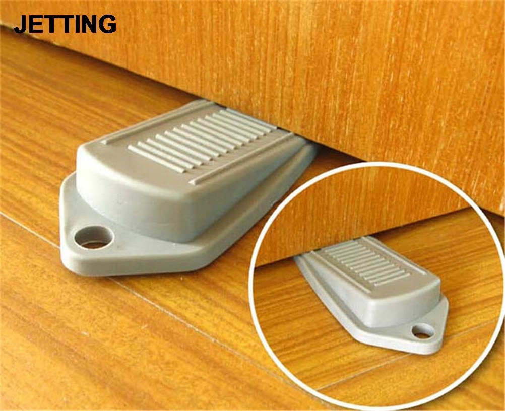 Rubber Door Stop Stoppers Safety Keeps Door From Slamming Prevent Injury