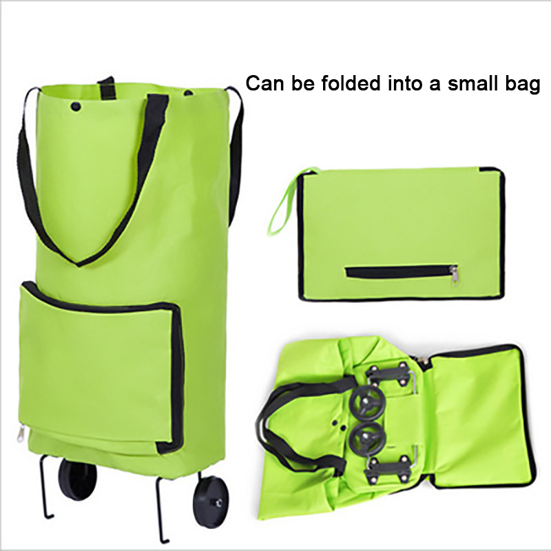 LEDFRE winkelwagen boodschappen trolley met wieltjes Sleepboot Bag Folding Supermarkt Boodschappen Winkelwagen Huishoudelijke Draagbare Boodschappentas LF71041