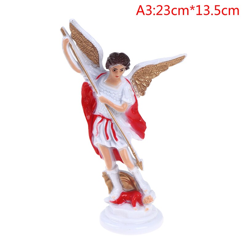1 Pc Plastic Michael Angel Katholicisme Christendom Standbeeld Home Decor Accessoires: A3