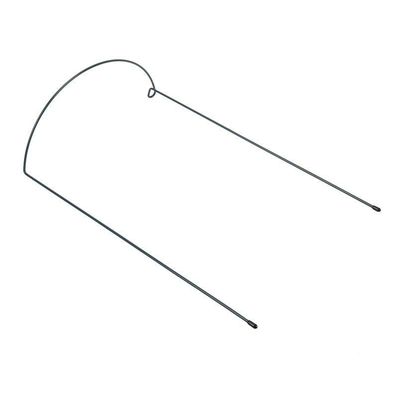 Best 12 Pack Plant Support Stake Metal Garden Plant Stake Green Half Round Plant Support Ring Plant Cage Plant Support