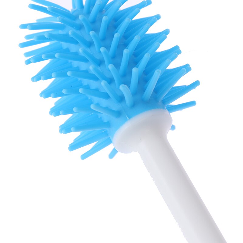 1Pc Fles Borstel Unieke Voor Baby Flessen Schrobben Silicone Cleaning Tool Keuken Cleaner Voor Wassen Cleaning