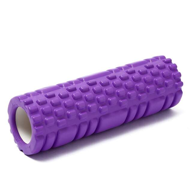 30cm mini foam roller pilates gym bruger rulle og hjemmetrænings foam roller miljøvenlig: Lilla