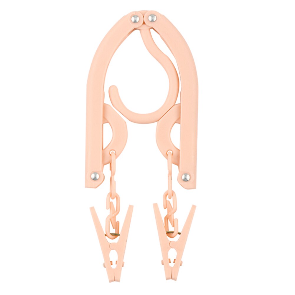 Grucce pieghevoli Esterno Portatile antiscivolo Gancio Appendiabiti Portatile Da Viaggio di Stoffa Appendiabiti Molletta Asciugamano Calzino di Immagazzinaggio guardaroba Organizer: Rice giallo