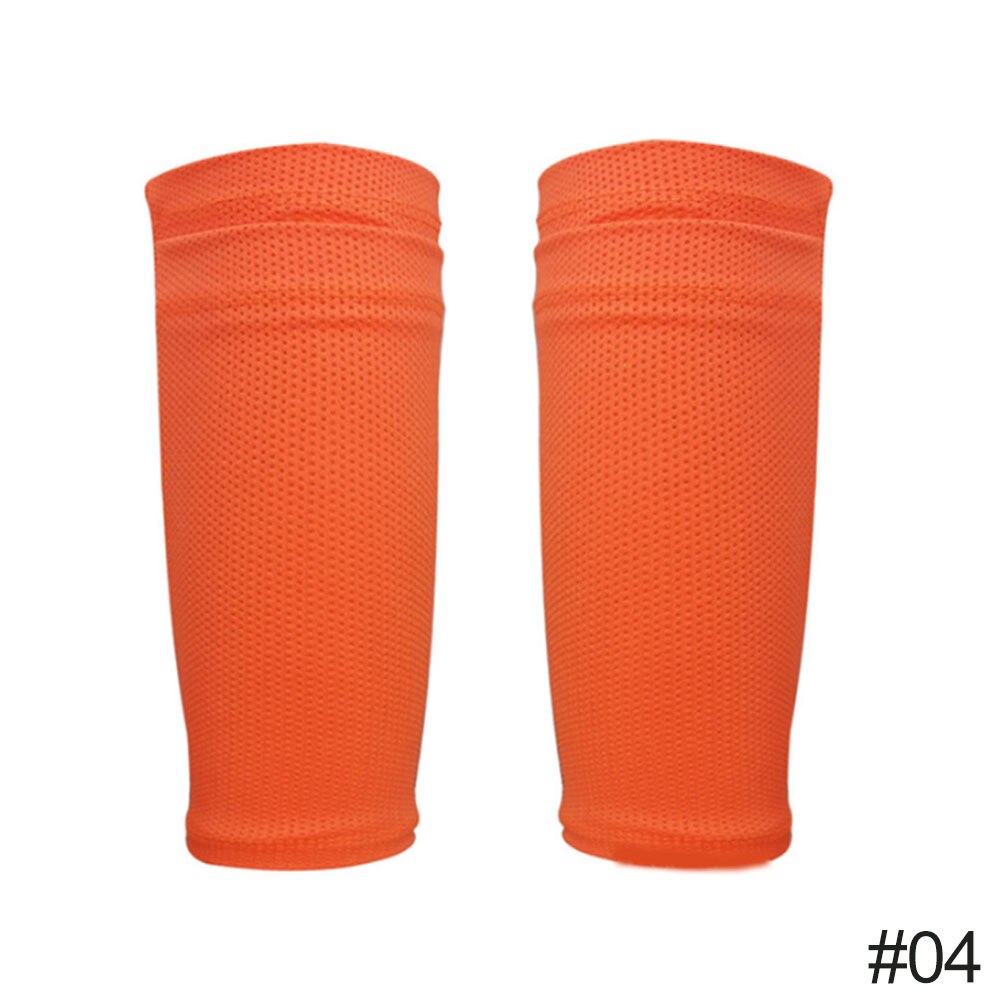 1 Pair Men Shin Guard Adult Kids Boys Football Leggings Ankle Socks Foot Protect Thick Pad Sleeves Shin Guard: plum / M
