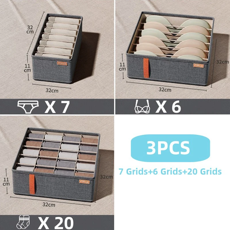 Slaapkamer Kast Lade Ondergoed Organizer Sokken Bh Kleding Opbergdozen Garderobekast Organizer Broek Sokken Organizer