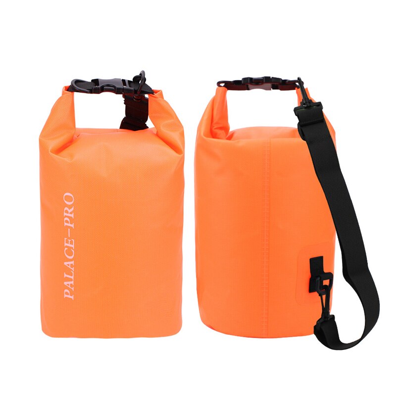 Bolsa seca impermeable para actividades al aire libre de 10/20L, bolsa de almacenamiento para pesca TUP, mochila flotante para senderismo y Rafting, Unisex: Orange / 20L
