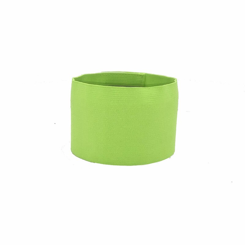 10 Pcs Fascia di Braccio del Leader Concorrenza Calcio Capitano Bracciale Calcio Capitano Bracciale Mourning di Attività del Gruppo di Estensione Bracciale: Fluorescent green