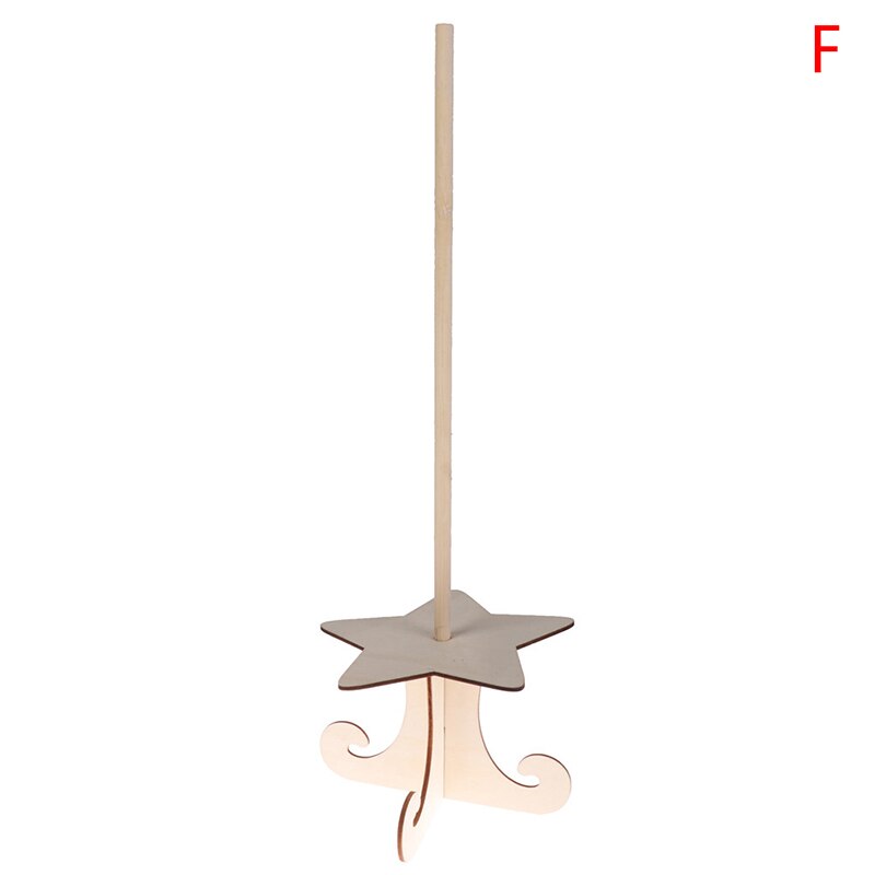 Soporte de pared de Donuts para decoración de de cumpleaños y boda, estante de exhibición de pastel de postre de madera, suministros para de Navidad, 1 unidad,: F Style2
