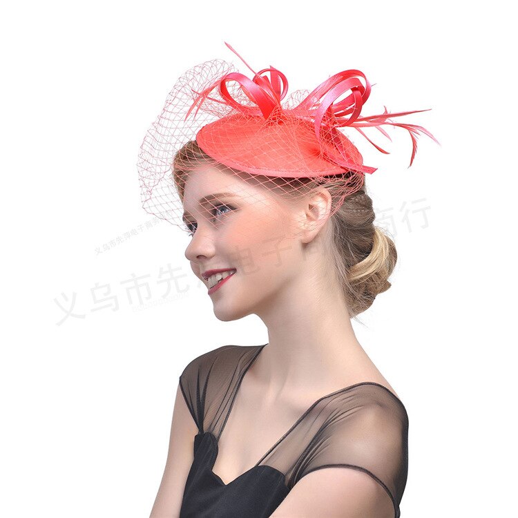 Braut Netz Feder Hüte Weiß verrotten Schwarz VogelkäFeige Netz Hochzeit Hüte Braut Fascinator Gesicht Schleier Braut Hüte Hochzeit Zubehör: 5