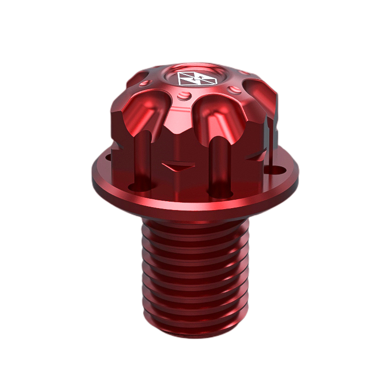 Motorcycle Ornament Mirror Screw Plug M8 / M10 * 1.25 Mm Positive / Reverse Thread: Clear