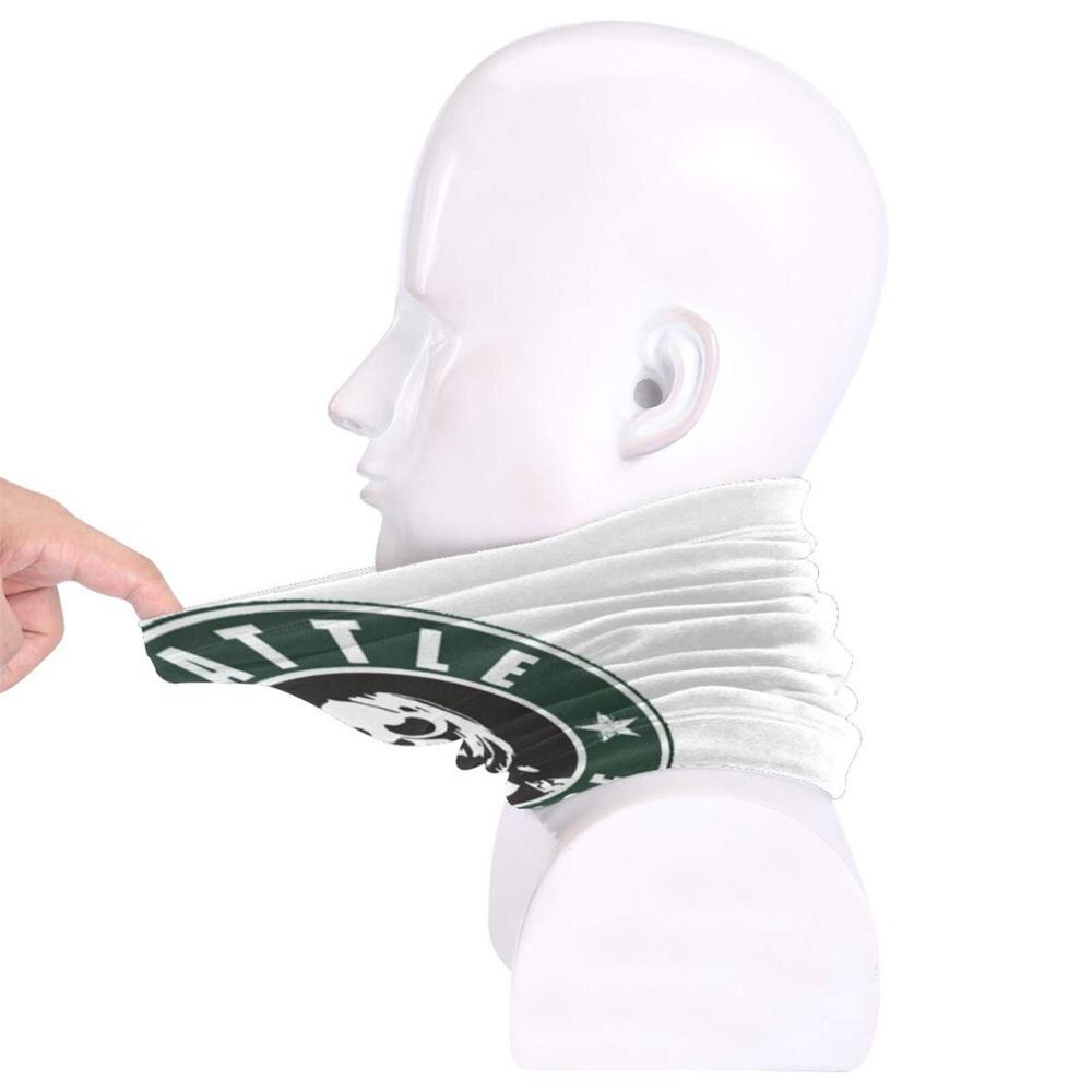 Seattle Grunge 3D Bandana Face Neck Warmer Soft Fleece Mask Sport Scarf Dj Club Music Cool Rave Techno Edm Electronic Radio