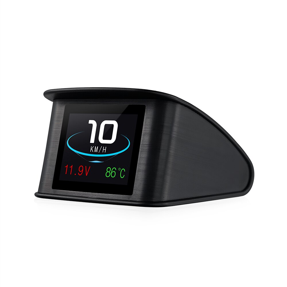 P10 Car HUD Head Up Display latest P10 2.2 Inch OBD2 Smart Digital Device fuel consumption functions option