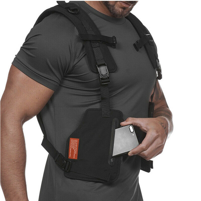 Multi-function Vest Outdoor Sports Fitness Men Protective Tops ZJ55