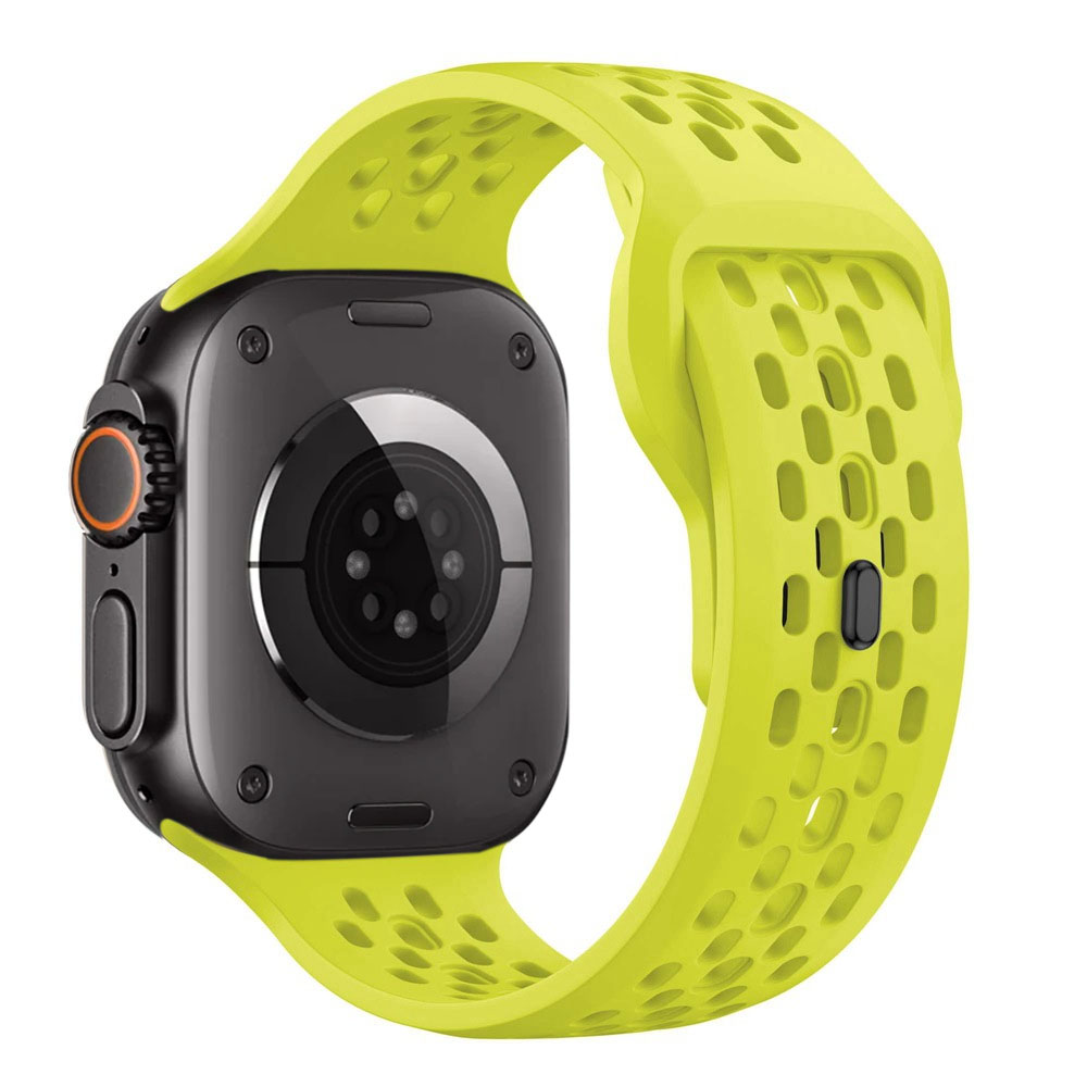 Correa de silicona para Apple Watch Correa 46mm 45mm 41mm 44mm 49mm 40mm 42mm pulsera Correa para Iwatch Series 10 9 8 7 6 5 SE Ultra 2: Negro y gris / 14 mm