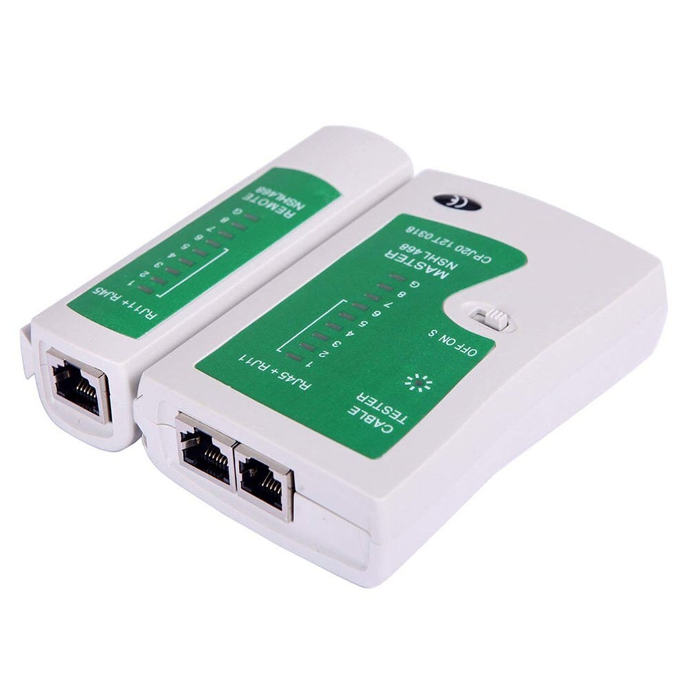 Netværk lan kabel tester test  rj45 rj-11 kat 5 utp ethernet værktøj kat 5 6 e rj11 8p bærbart netværks kabel tester