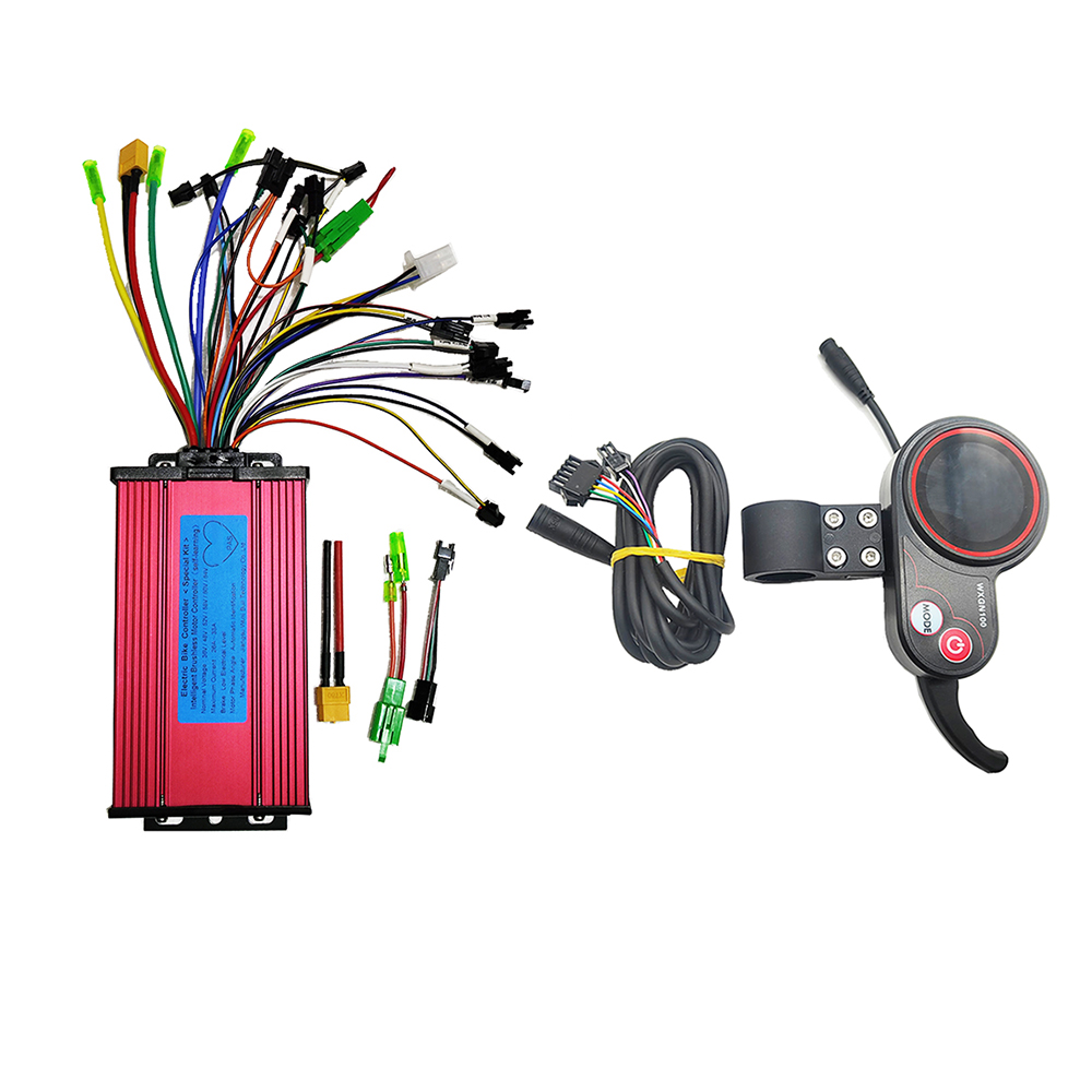 Electric Bike Scooter Motor Brushless Controller with LCD Display Control Panel 36V 48V 60V 26A-33A Compatible with S866 TF100: Light Grey