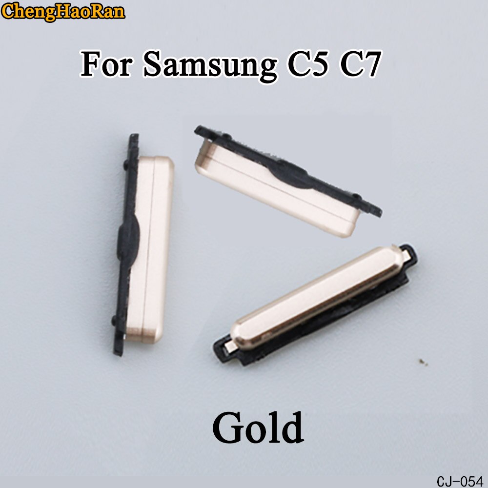 ChengHaoRan Seite Geschmack Für Samsung Galaxis C5 C7 C9 Energie an/aus + hoch/Unten Volumen Geschmack Schlüssel Ersatz: C5 C7-gold