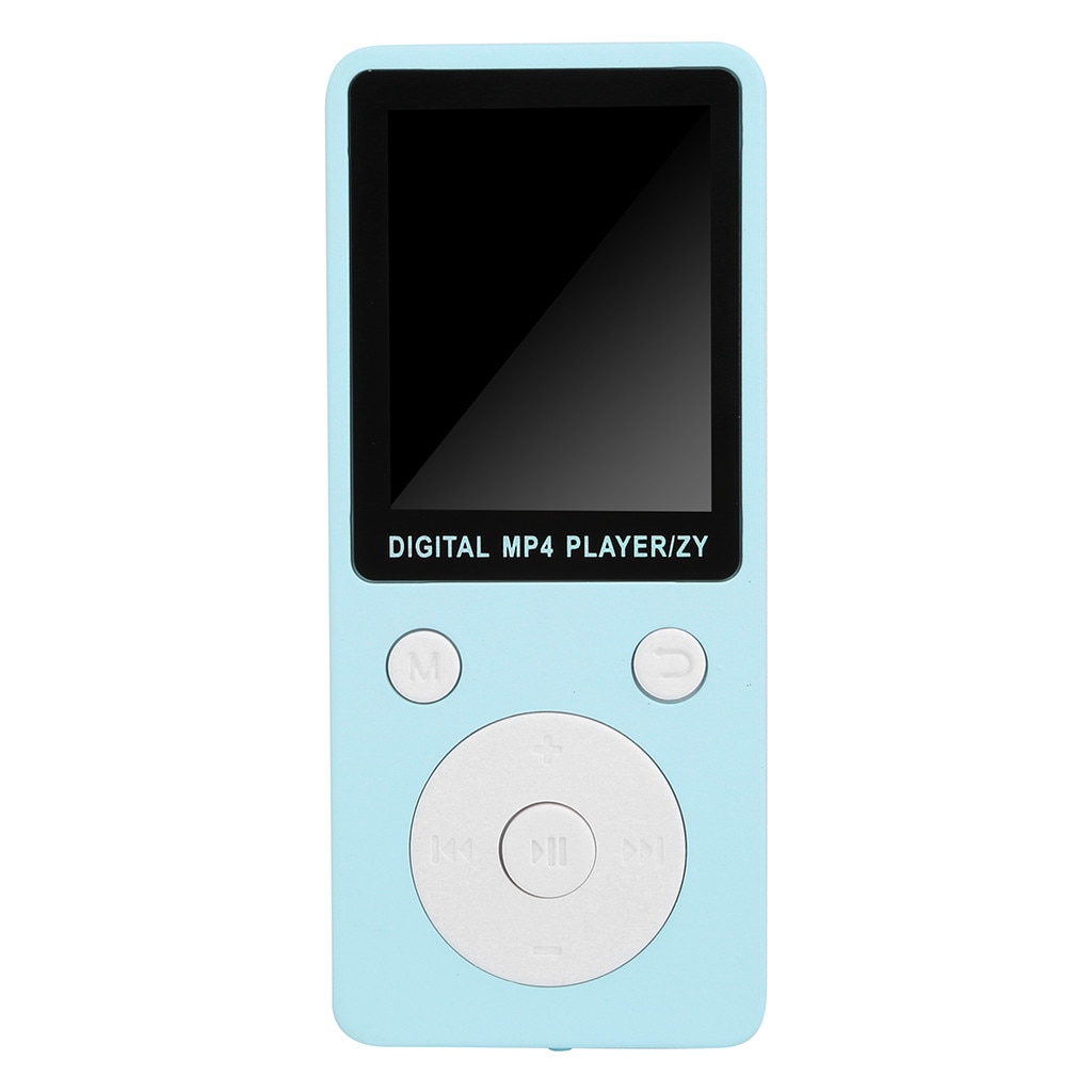 #10 Portable bluetooth MP3 Player Colour Screen FM Radio Video Games Movie Lossless sound noise reduction: Blue