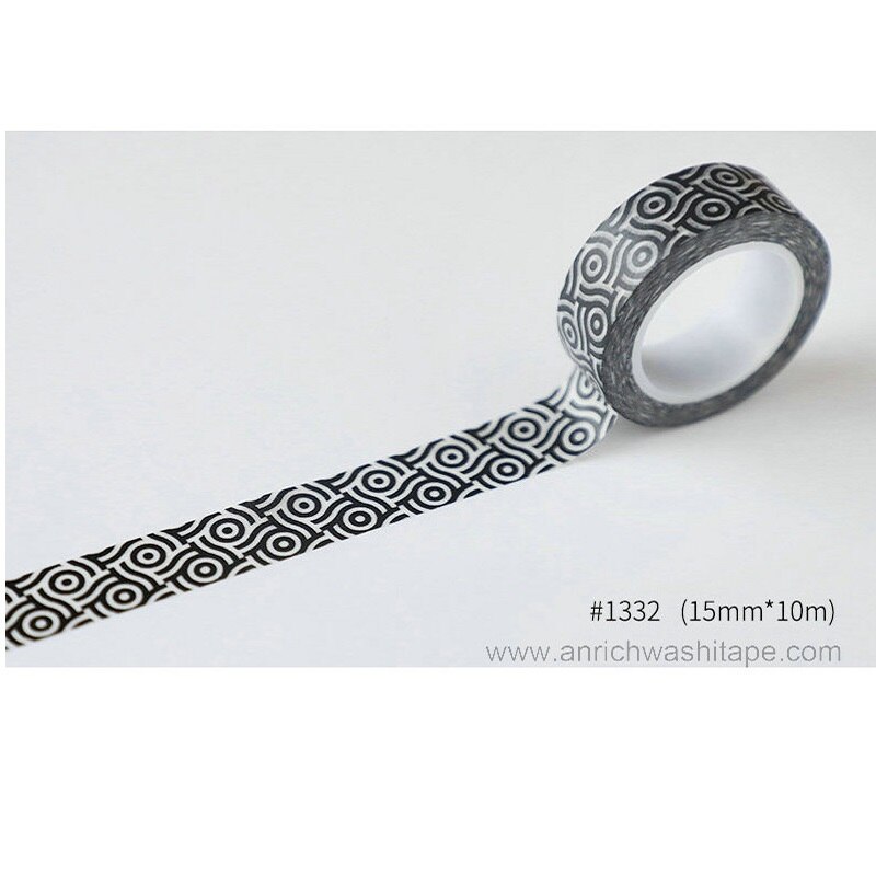 Basic Washi Tape Decorative Paper Tape Japanese Masking Tape Wrapping Tape: 1332