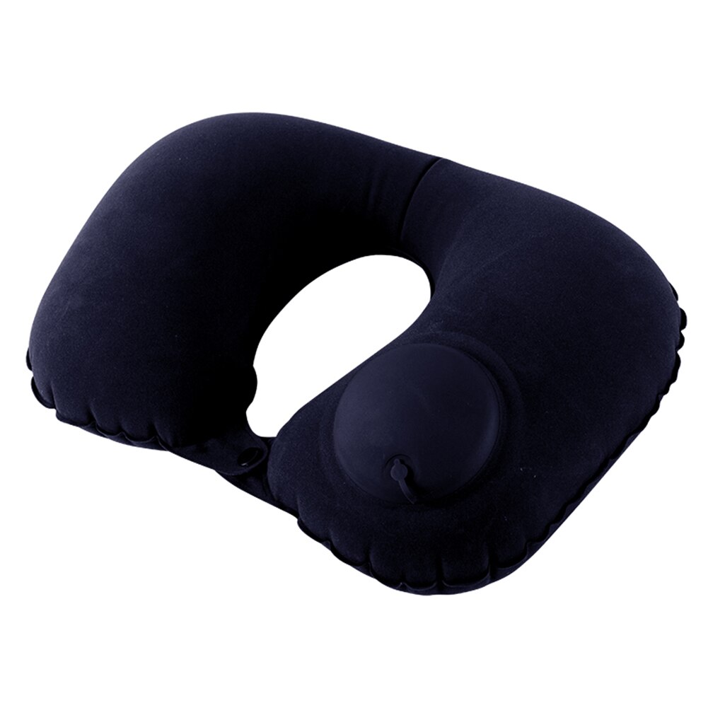 Inflatable Neck Pillow U Shaped Travel Pillow Neck Support Car Accessories: e