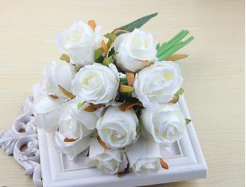 12 roses bouquet simulation wedding flower living room decoration flower flower arrangement home furnishings