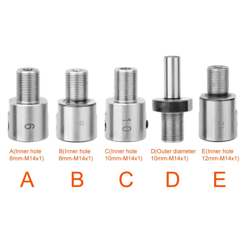 Welle Buchse Für Drehmaschine Futter Maschine Teile 6mm 8mm 10mm 12mm Pleuel Adapter Holzbank DIY tragbar schwer Legierung