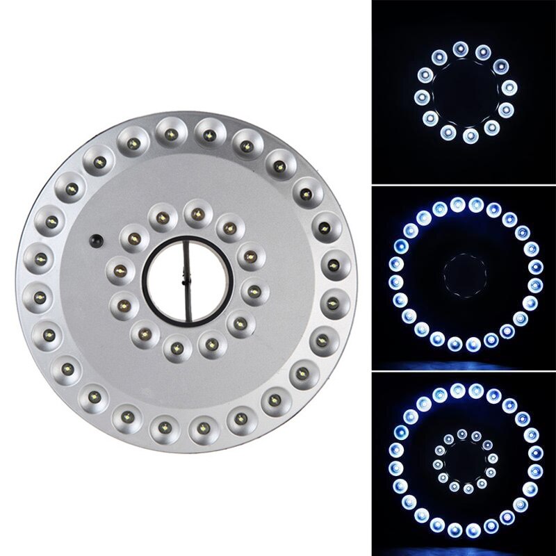 Carpa poste de luces Luz de Patio sombrilla duradera bombilla Led exterior jardín blanco Camping Luz de disco linterna portátil