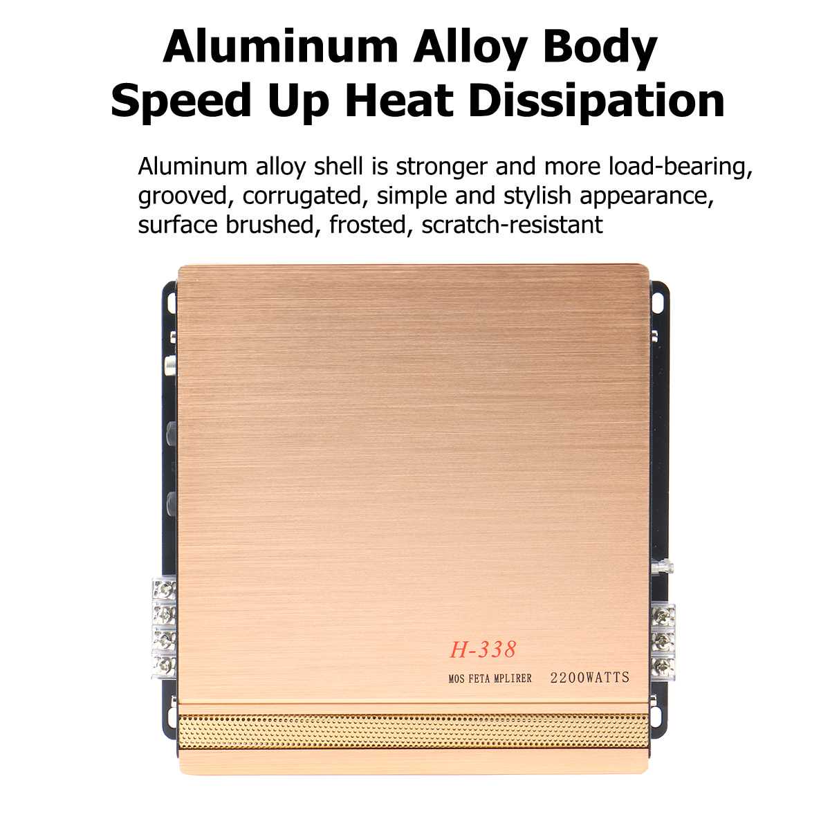 Car-Amplifier 2200W Stereo Hifi Car Home Subwoofer car audio car Amplifier Amp Sound Speaker Audio LED amplifiers