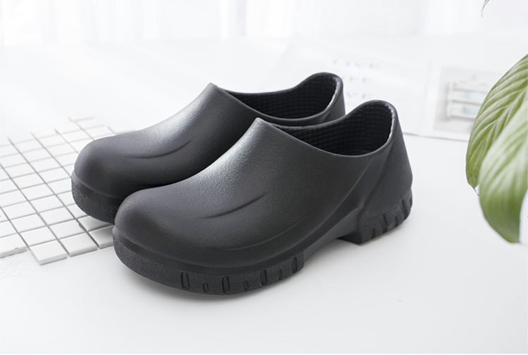 EVA Chef Shoes Non-slip Waterproof Oil-proof Resistant Work Shoes For Hotel The Kitchen Food Factory And Workshop