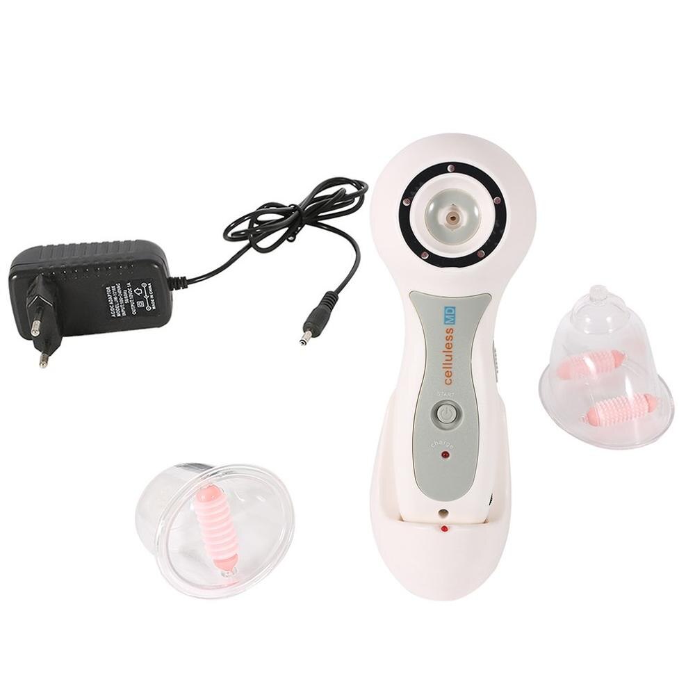 Draagbare Inu Celluless Body Diepe Massage Vacuüm Blikjes Anti-Cellulite Massager Apparaat Therapie Cup Gezondheidszorg Us/Eu plug: EU Plug