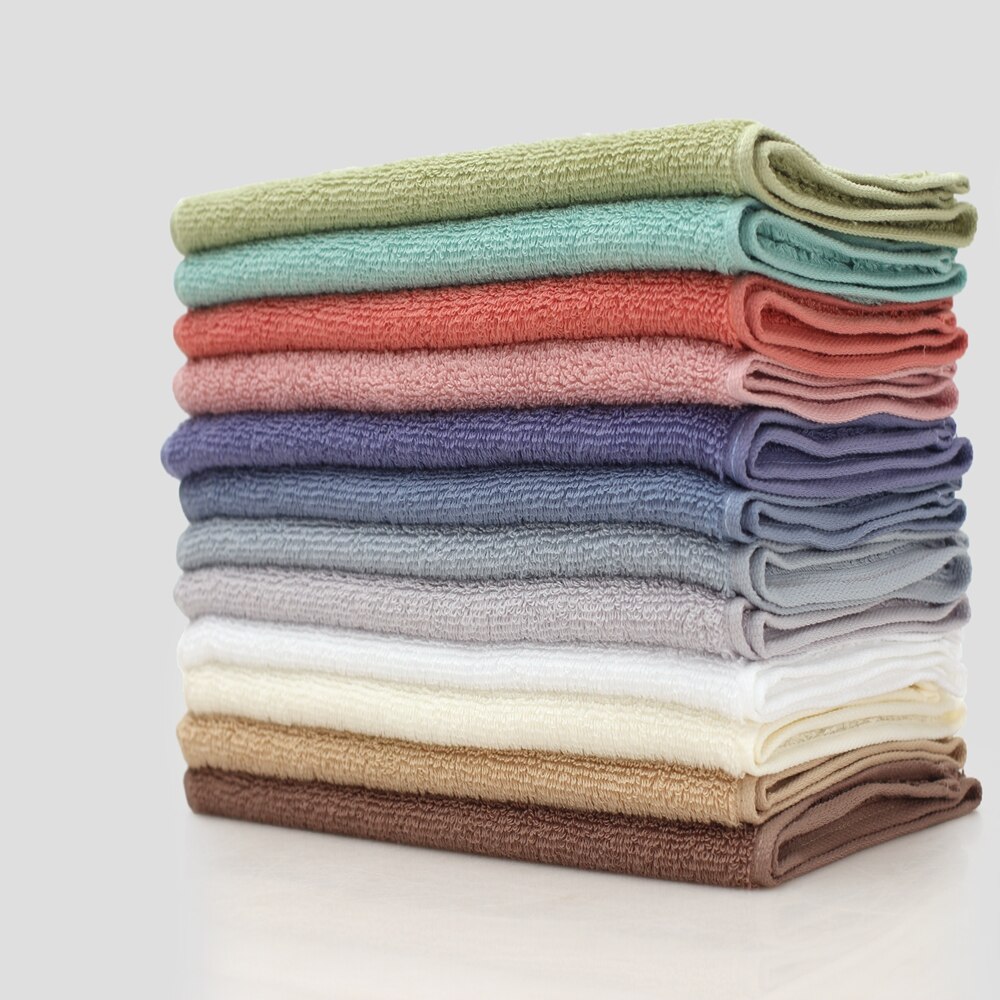 100% Cotton 33*72cm Face Towels Absorbent Thick Pure Bath Towel Bathroom Hand Face Shower Towels Home Hotel for Adults