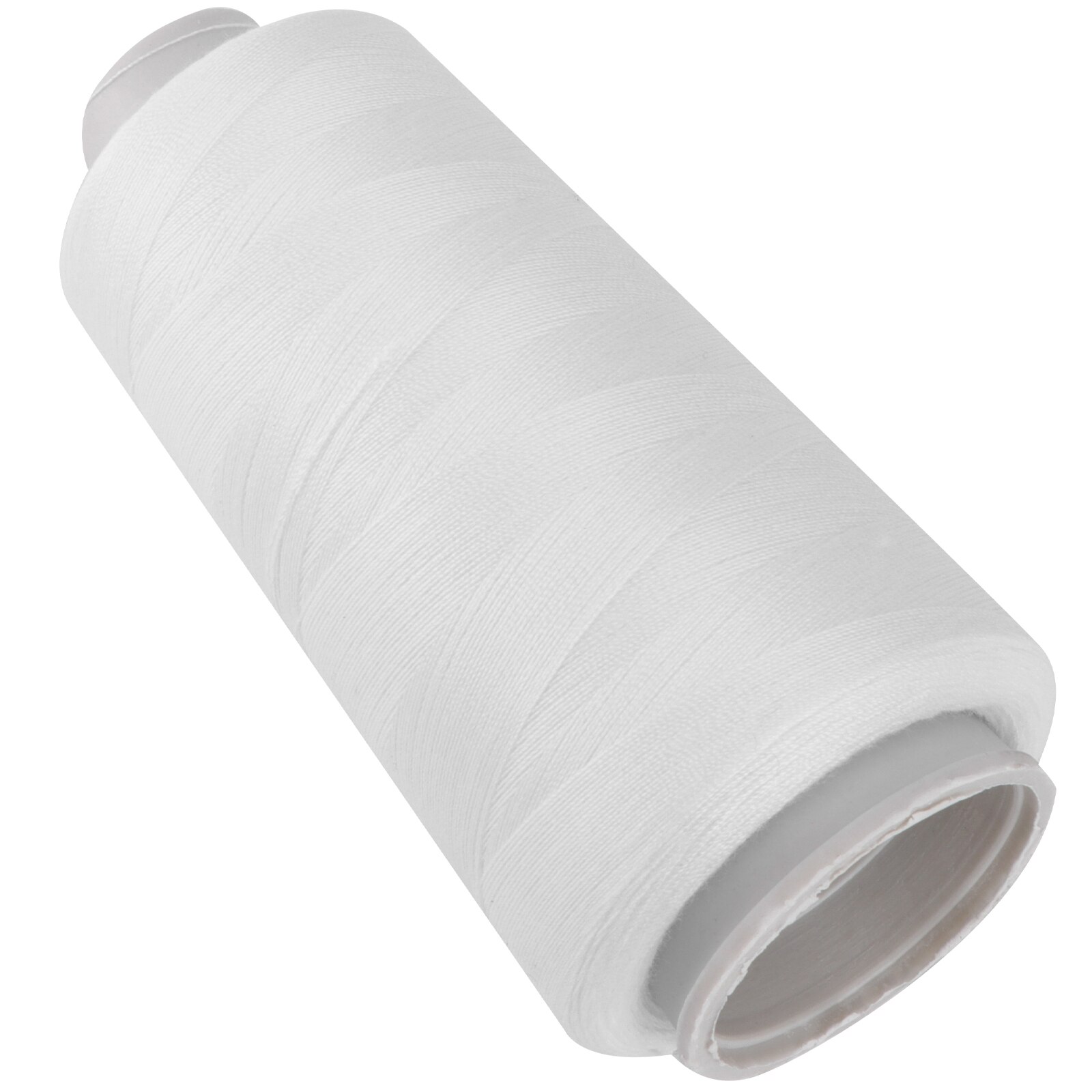 Bleached 3000 Yards Polyester Sewing Thread for Sewing Machine (White)