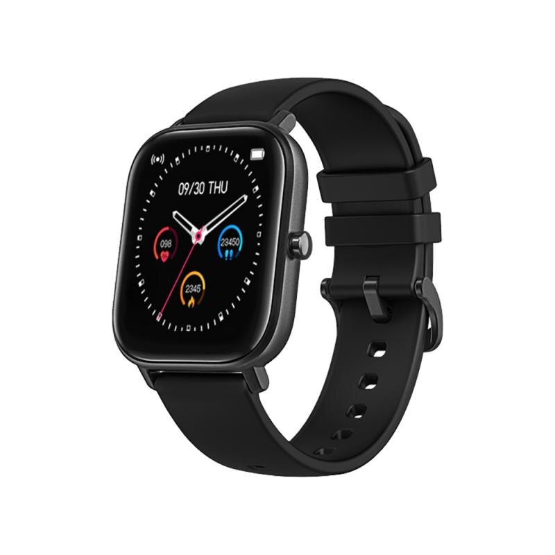 P8 Multi-Sport Smart Horloge 1.4-Inch Hartslag Stappenteller Full Touch Screen Waterdichte Sport Horloge Smart Horloge hartslag Sport: BLACK