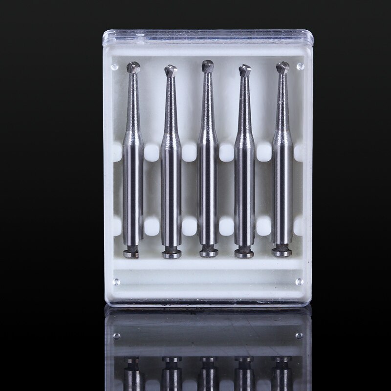 5 Pcs Dental product RA ronde bur Dental Lab Tungsten Carbide Burs lage snelheid Hardmetalen Burs RA bur