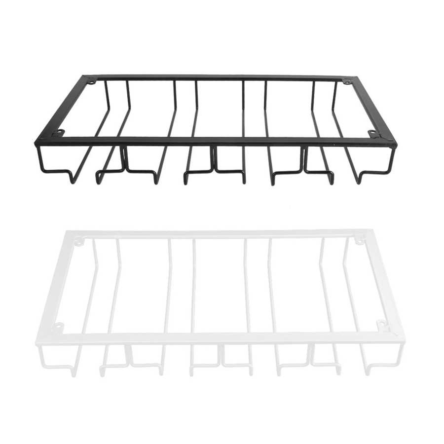 Household Glass cup Rack Wine Cup Storage Holder Hanging Shelf Goblet Storage Hanger Home Bar Display Stand Bracket Decoration