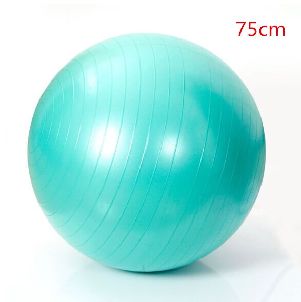 Sports Yoga Balls Bola Pilates Fitness Gym Balance Fitball Exercise Pilates Workout Massage Ball 45cm 55cm 65cm 75cm: 75cm Grass green