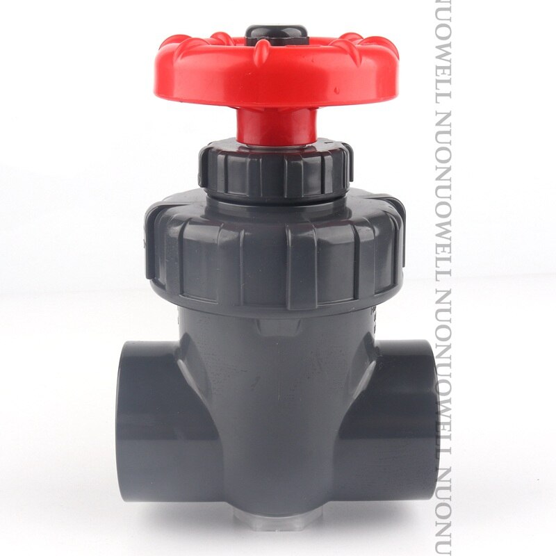 1 Pc 20 ~ 63 Mm Hi Upvc Gate Valve Aquarium Irrigatie Precieze Flow Control Valve Steepless Handwiel schakelaar Plastic Klep