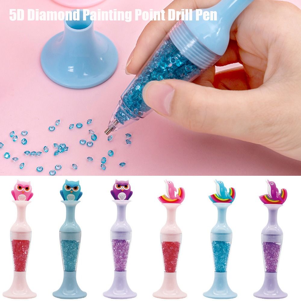 Cartoon Diy Diamant Schilderen Point Boor Pen Voor 5D Schilderen Met Diamanten Kruissteek Tekening Borduurwerk Accessoires Tool