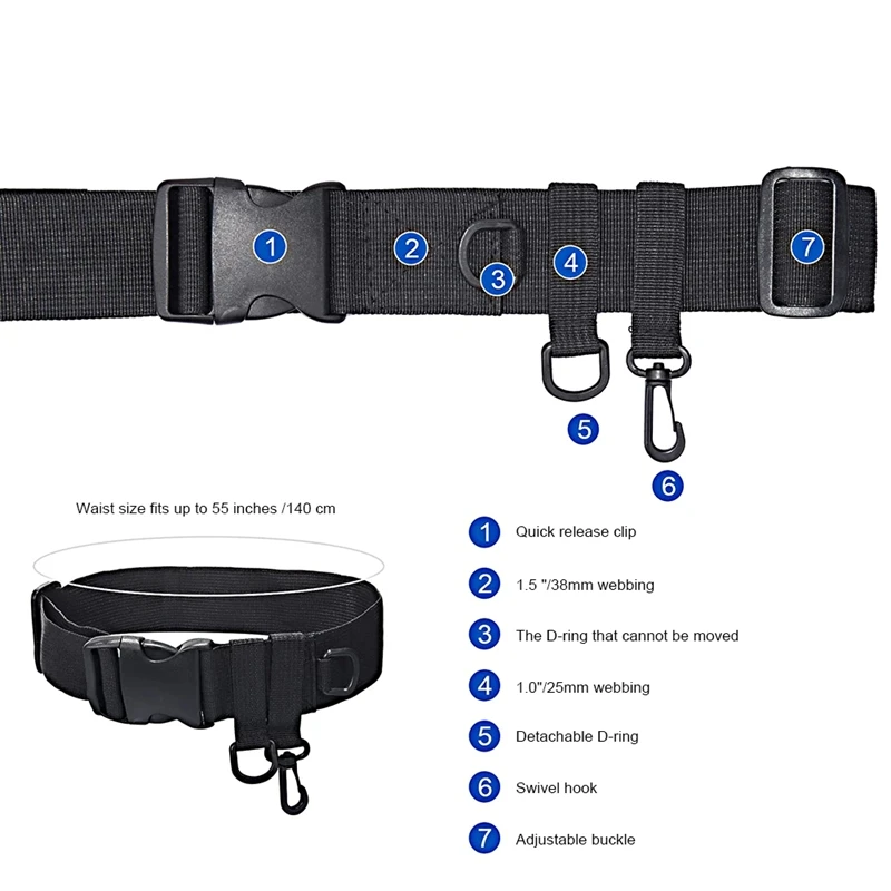 Vissen Waden Riem Hengel Houder Verstelbare Waadvogel Vissen Taille Riem Voor Spinning Casting Vliegvissen Vistuig Accessoires