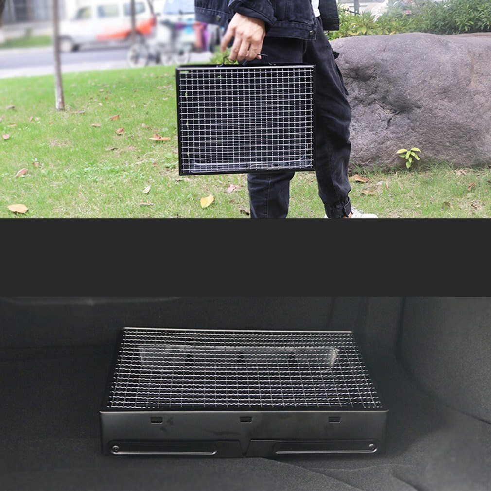 Outdoor Field Barbecue Rack Household Portable And Durable Steel Convenient Detachable Barbecue Rack