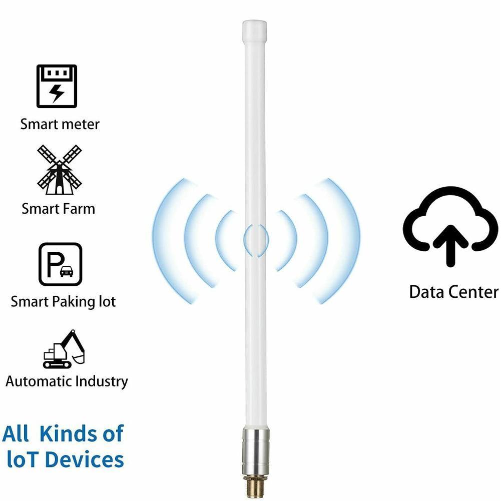 Helium Hotspot Miner Antenna LoRa 915 MHz Wifi 868 MHz N Male Omni Outdoor Fiberglass Waterproof Lorawan 915MHz Antena 868MHz