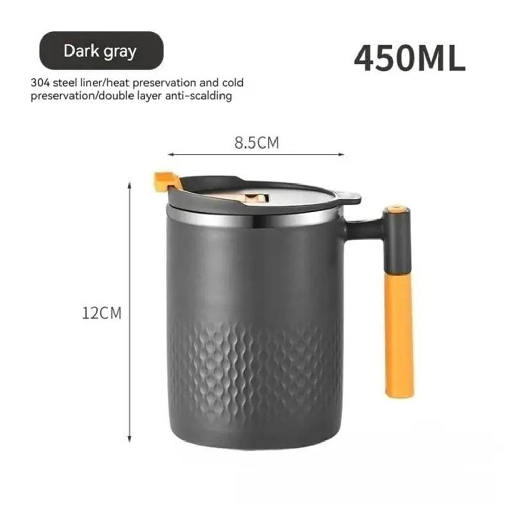 304 Rustfrit Stål Krus med Te Lækage Te Kop Dobbelt Lag Kaffe Kop Japansk Te Kop Mælk Kop: Default Title