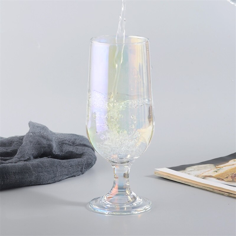 Udformet plating vinglas bæger øl champagneglas drikker juice vodka vinglas kopper til hjemmefest bar restaurant